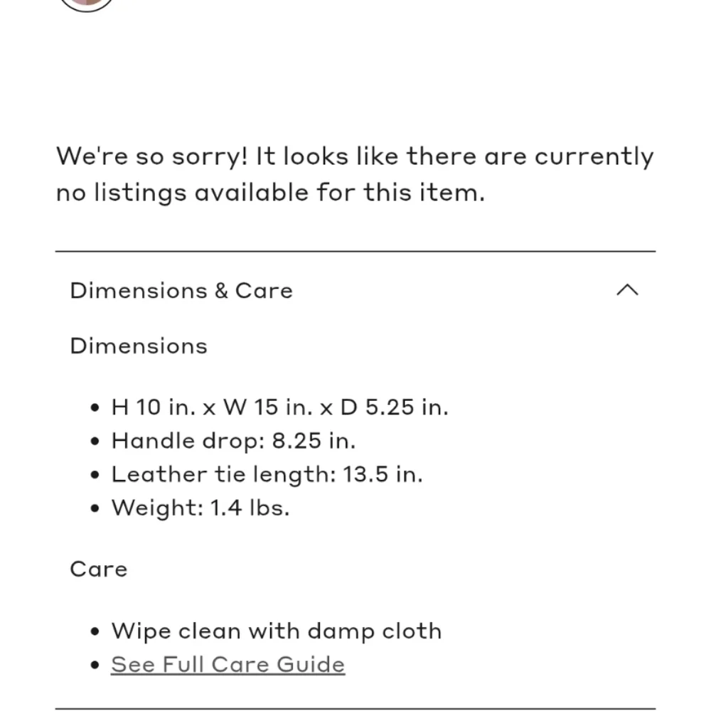 Cuyana Small Structured Taupe Leather Tote Bag - Picture 8 of 8